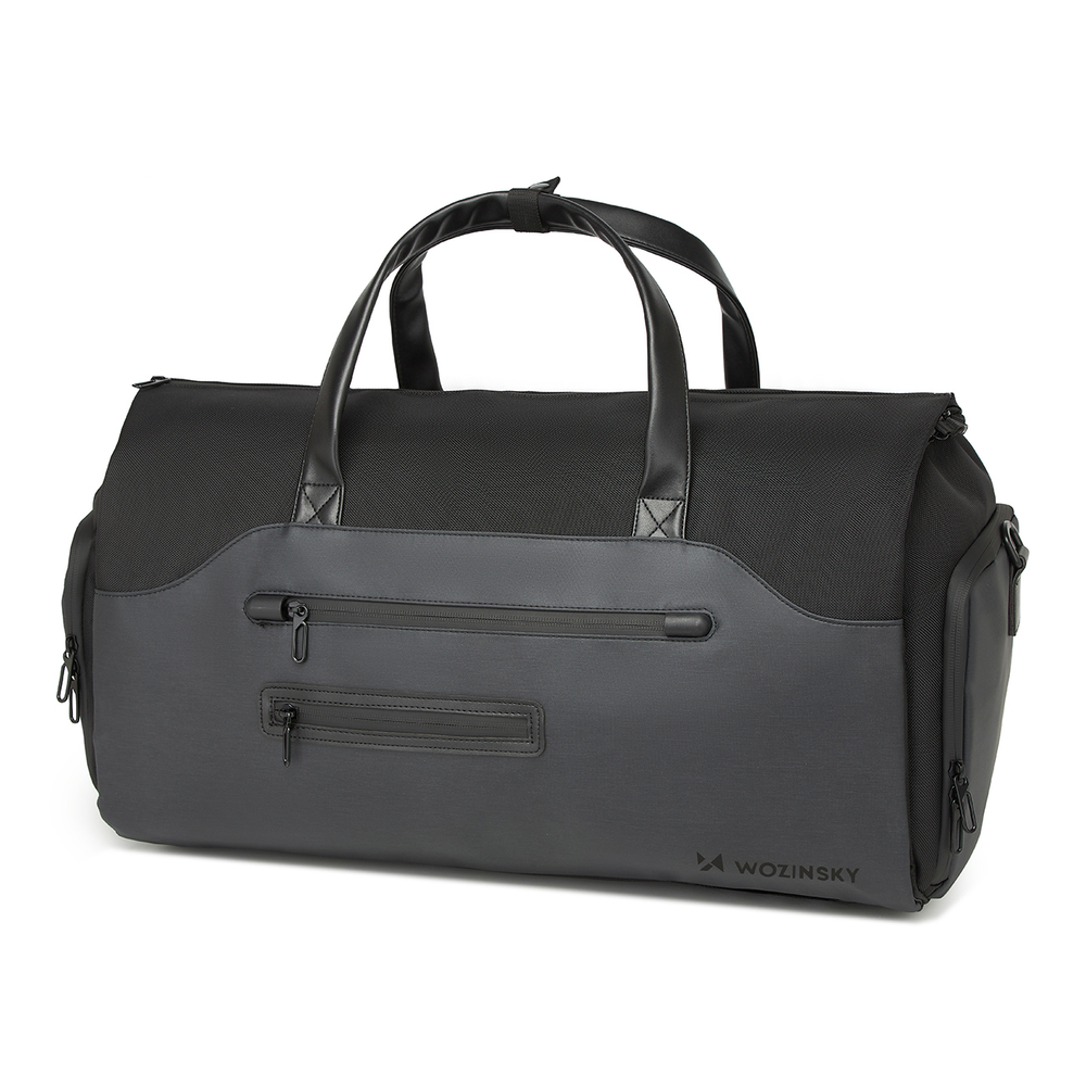Wozinsky Premium kostiumo kelioninis krepšys su drėgna kišenele (45L) - Juodas