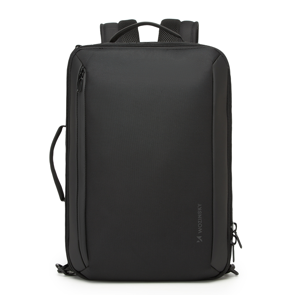 Wozinsky Premium 15.6'' nešiojamojo kompiuterio kuprinė/krepšys su dirželiu - juoda