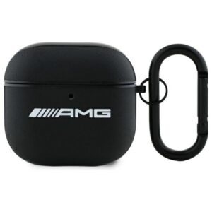 AMG odinis dėklas AirPods 4 – juodas su logotipu