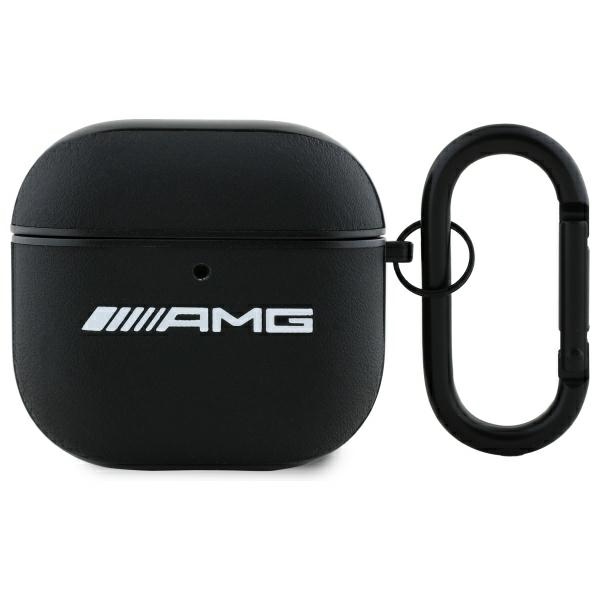 AMG odinis dėklas AirPods 4 – juodas su logotipu