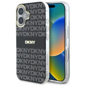 DKNY MagSafe dėklas iPhone 16 – juodas