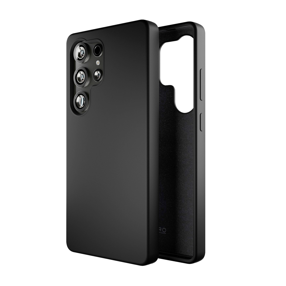 Puro Icon silikoninis dėklas Samsung Galaxy S25 Ultra – juodas