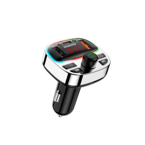 Dudao R2PRO+ siųstuvas su PD25W Bluetooth 5.3 RGB įkrovimo prievadais – juodas ir sidabrinis