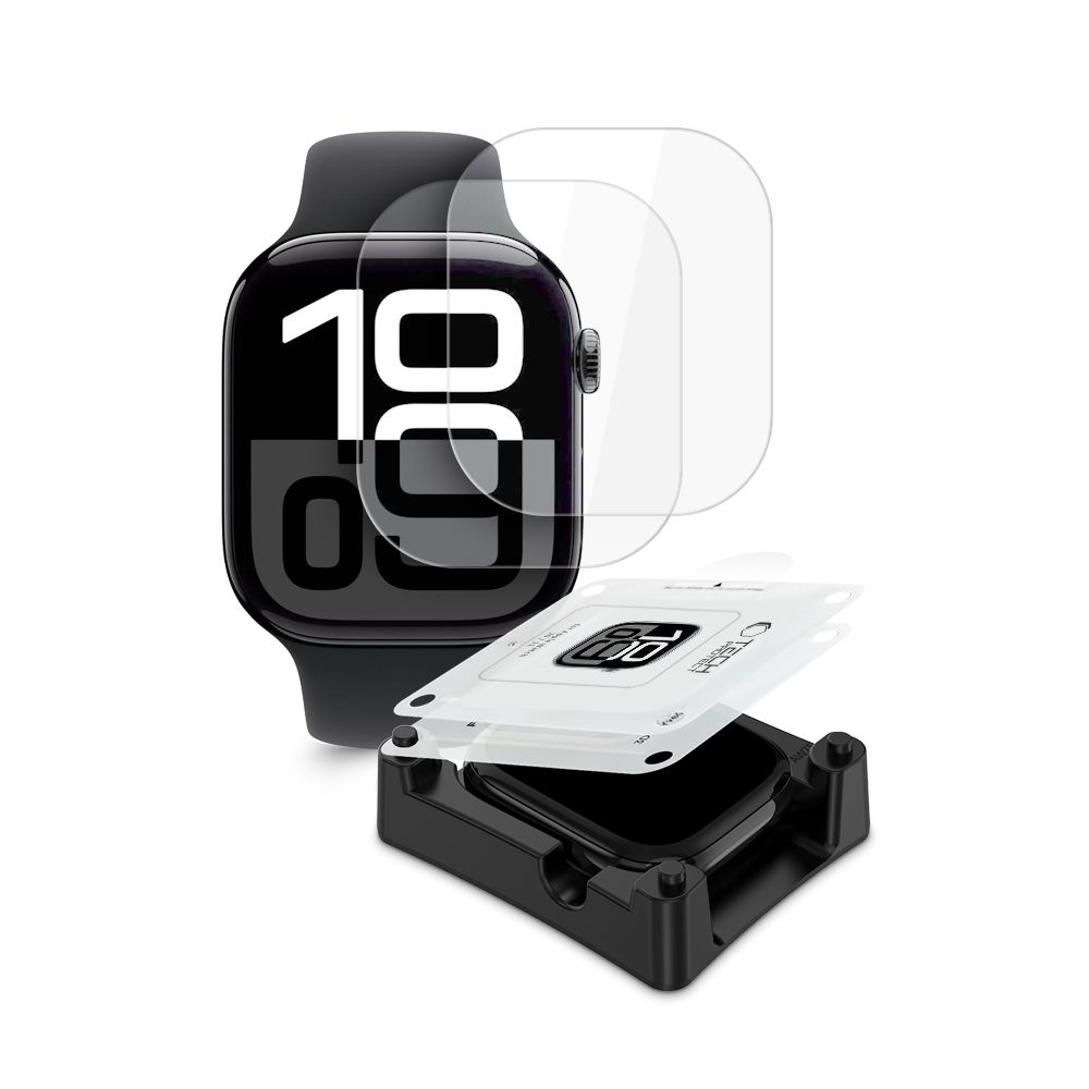 Apsauginė plėvelė Tech-Protect Supreme Set+ Apple Watch 10 / 11 (42 mm), 2 vnt., skaidri