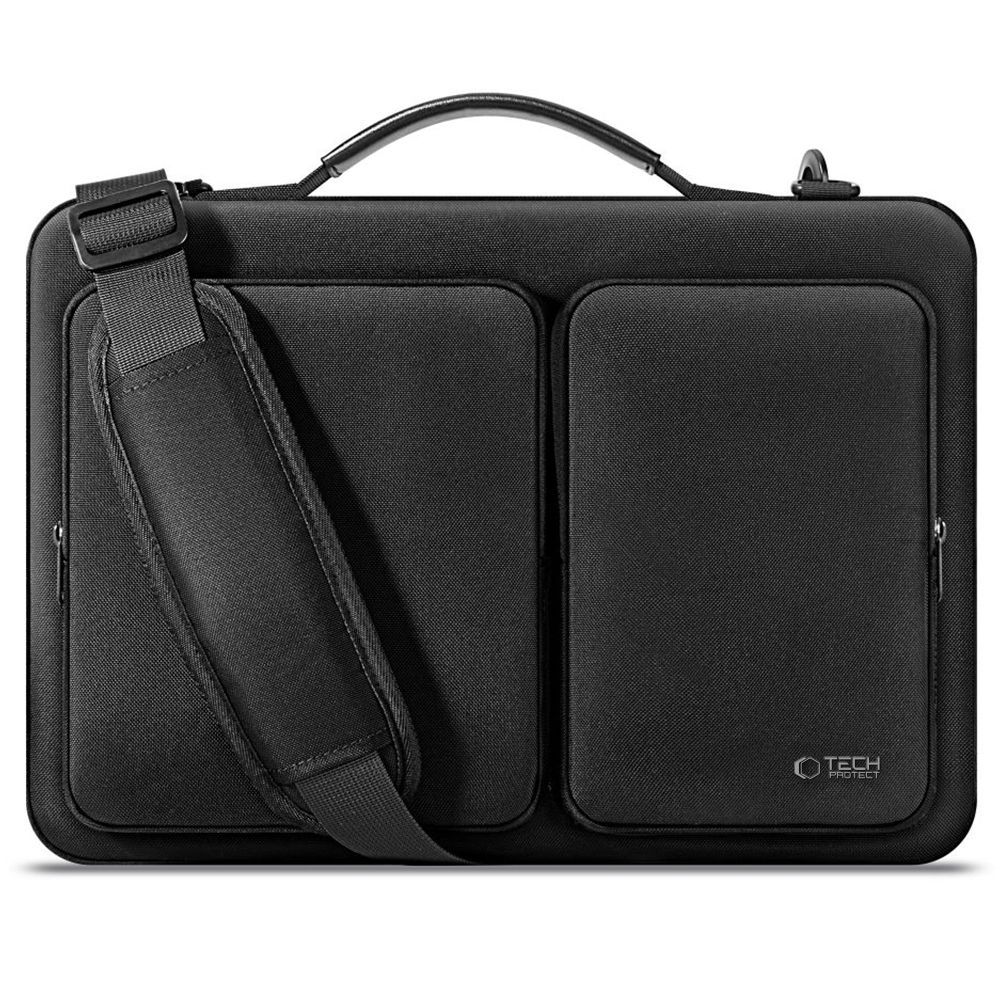 Krepšys nešiojamajam kompiuteriui Tech-Protect Defender Bag 13-14, juodas