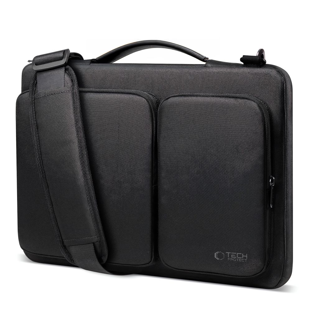 Krepšys nešiojamajam kompiuteriui Tech-Protect Defender Bag 13-14, juodas