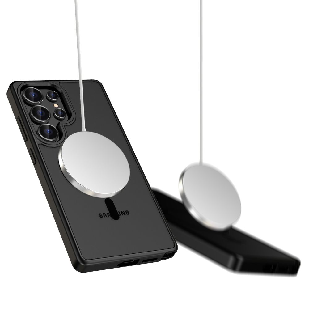 Dėklas Tech-Protect MagMat MagSafe Galaxy S25 Ultra, matinis juodas
