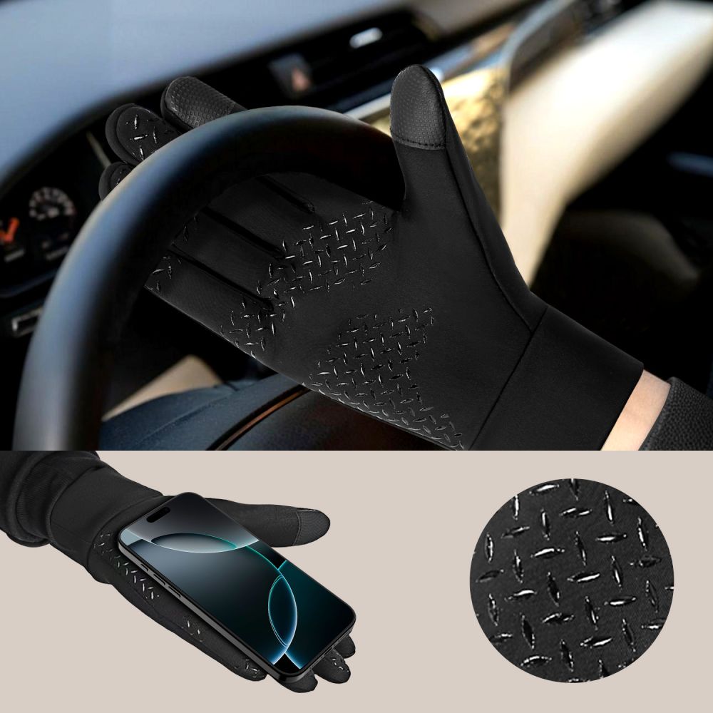 Pirštinės Tech-Protect WG01 Winter, M dydžio, juodos
