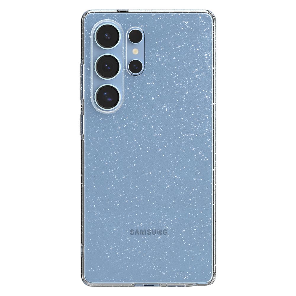 Dėklas Spigen Liquid Crystal Samsung Galaxy S25 Ultra, blizgus skaidrus