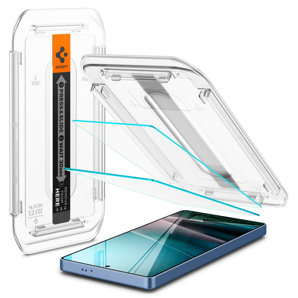 Apsauginis stiklas Spigen Glas.tR EZ Fit HD Galaxy S25 Ultra, 2 vnt., skaidrus