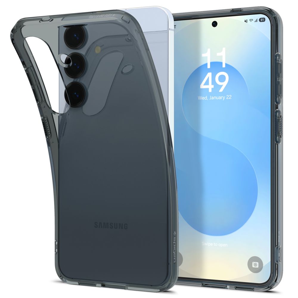 Dėklas Spigen Liquid Crystal Galaxy S25+, dūminis pilkas