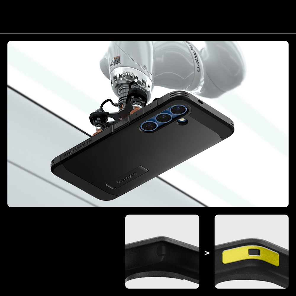 Dėklas Spigen Tough Armor MagSafe Galaxy S25, juodas