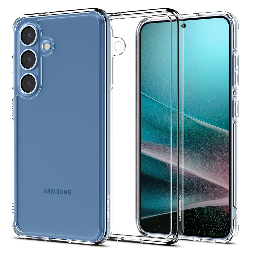 Dėklas Spigen Ultra Hybrid Galaxy S25, skaidrus