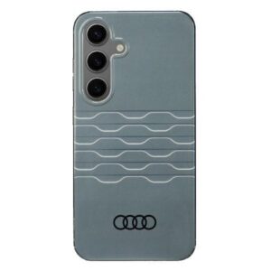 Audi IML geometrinis dėklas Samsung Galaxy S24 – pilkas