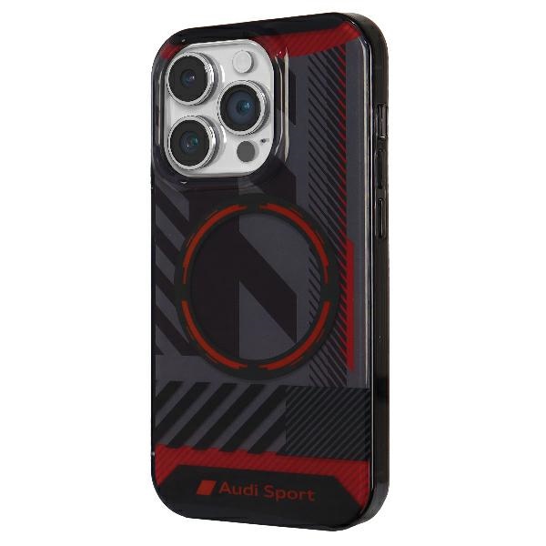 Audi MagSafe dėklas iPhone 14 Pro Max – juodas