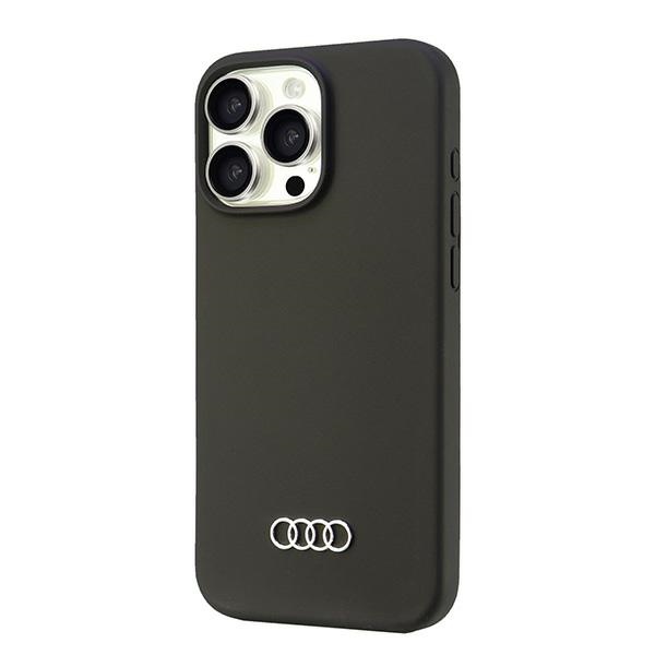Audi silikoninis dėklas iPhone 16 Pro Max – juodas