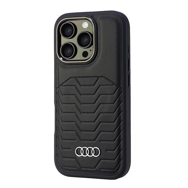 Audi MagSafe dėklas iPhone 16 Pro 6.3" – juodas