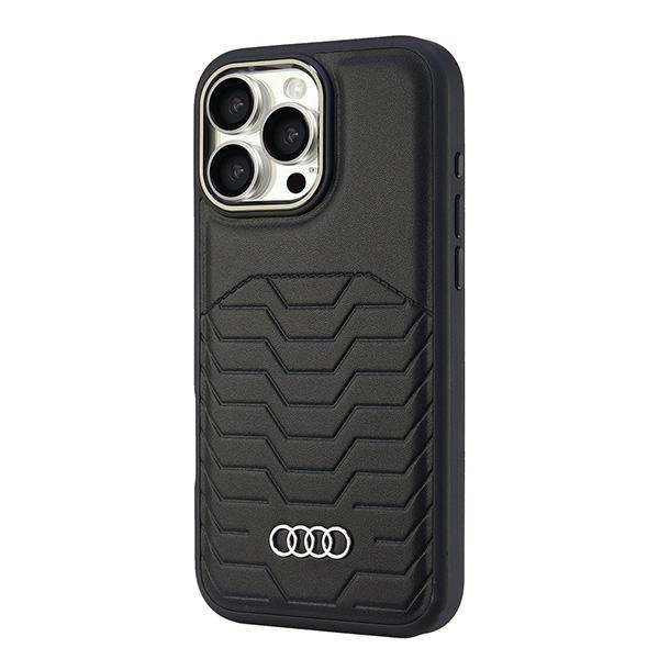 Audi MagSafe dėklas iPhone 16 Pro Max – juodas