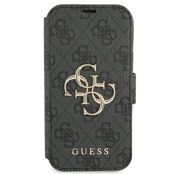Guess atverčiamas dėklas iPhone 13 Pro Max – pilkas