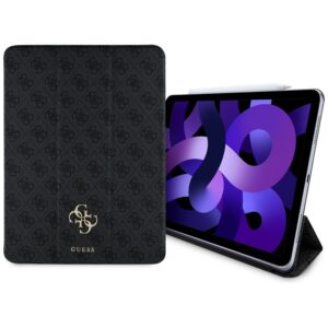 Guess GUFC13RM24PS4SGK iPad Air 13" 2024 juoda/juoda Magnetinė 4G Didelis logotipas