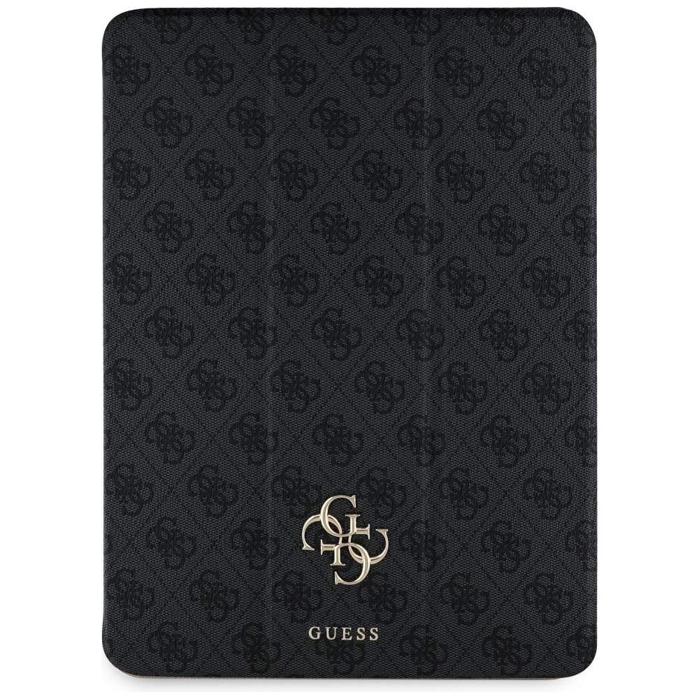 Guess GUFC13RM24PS4SGK iPad Air 13" 2024 juoda/juoda Magnetinė 4G Didelis logotipas