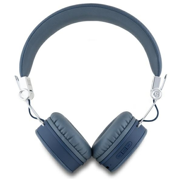 Guess Bluetooth ENC GUBH70PGTSPSB ant ausinės mėlynos/mėlynos grūdėtos klasikinės apvalios formos