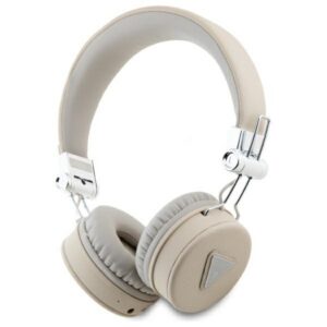 Guess Bluetooth ant ausinių įdedamos ausinės ENC GUBH70PGTSPSE smėlio/smėlio spalvos grūdėtas klasikinis apvalios formos