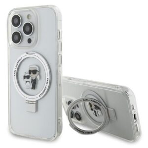 Karl Lagerfeld MagSafe dėklas iPhone 15 Pro Max – baltas
