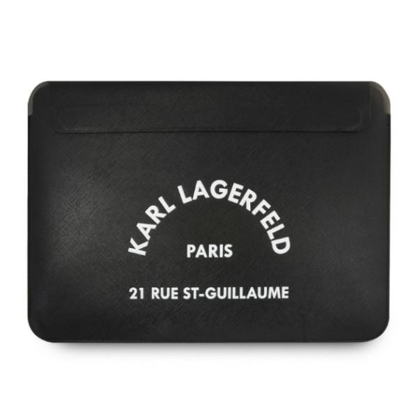 Karl Lagerfeld Sleeve KLCS133RSGSFBK 13" juodas/juodas Saffiano RSG