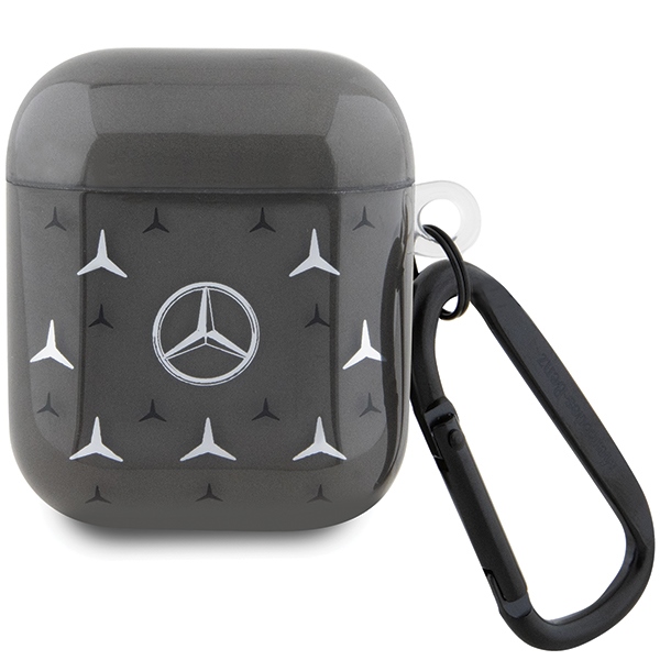 Mercedes‑Benz AirPods 1/2 dėklas – juodas, Large Star
