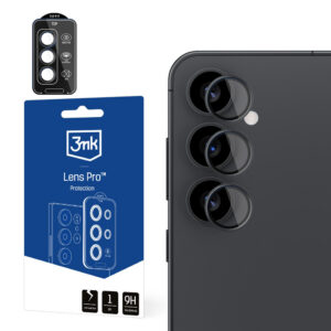 Kameros objektyvo stiklas 3mk Lens Protection Pro Black, skirtas Samsung Galaxy S25+