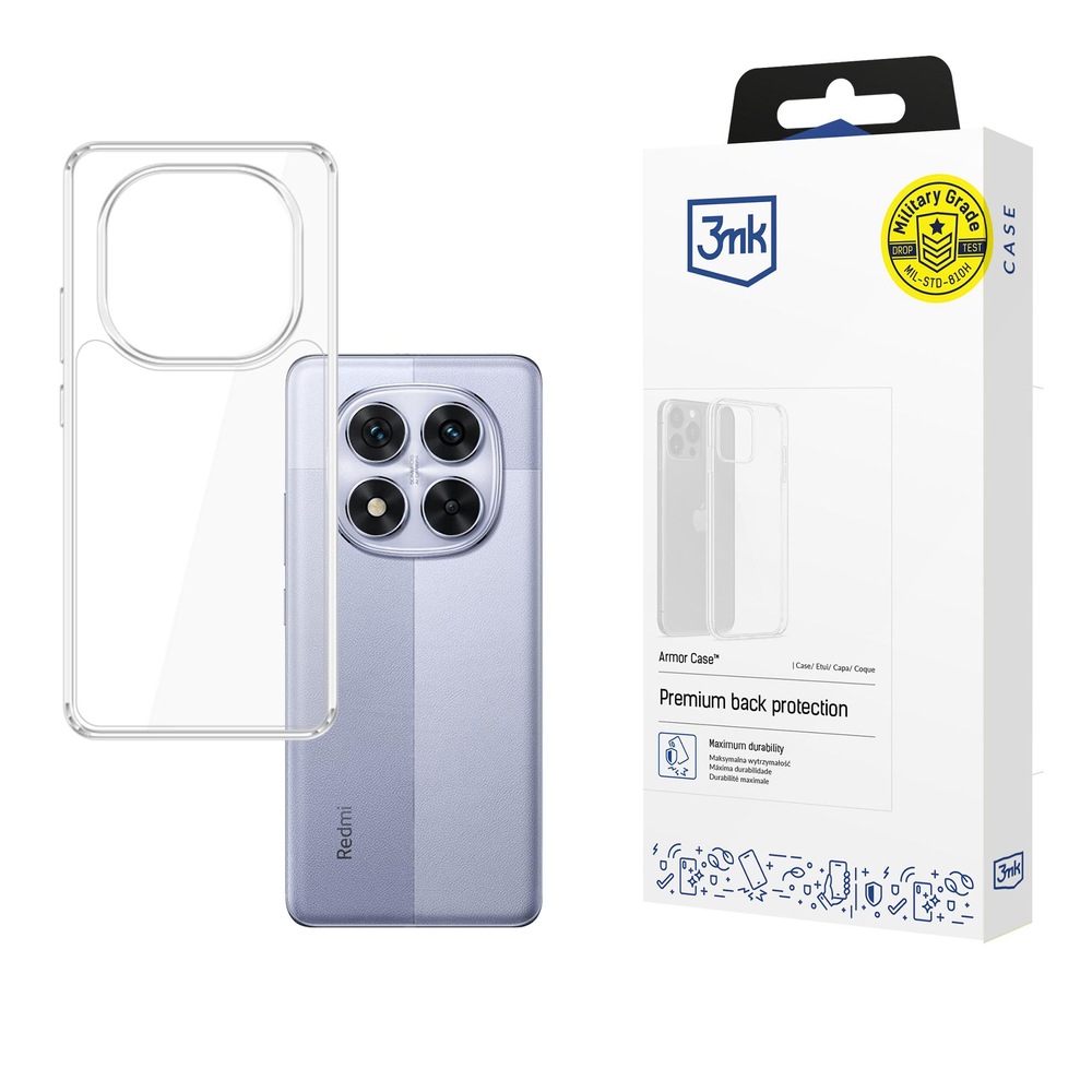 3mk šarvų dėklas, skirtas Xiaomi Redmi Note 14 Pro / 14 Pro+ 5G