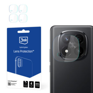 Hibridinis stiklas fotoaparato objektyvui 3mk objektyvo apsauga, skirtas Xiaomi Redmi Note 14 Pro+