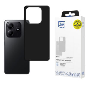 3mk matinis dėklas, skirtas Xiaomi Redmi Note 14 4G - matinė juoda
