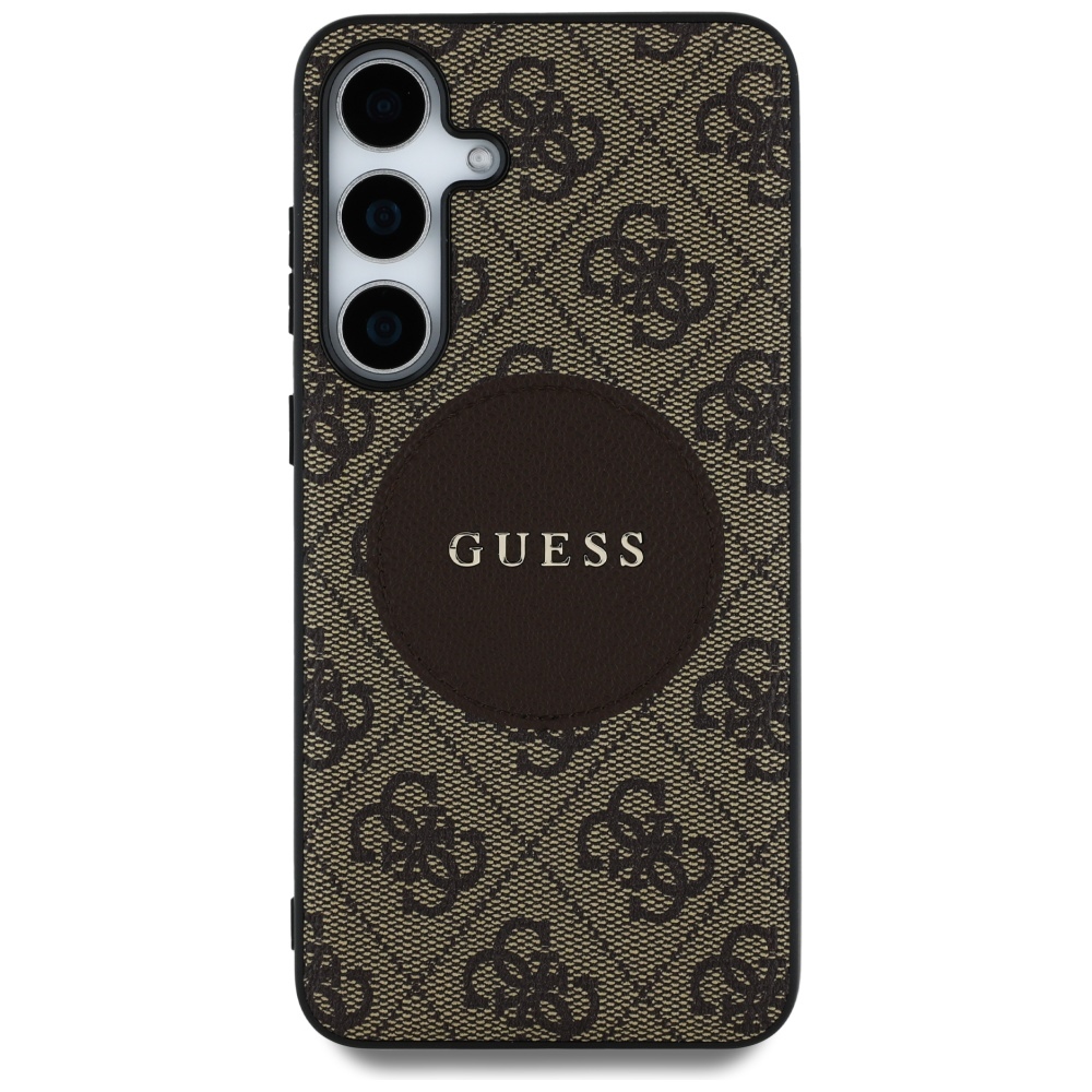 Guess 4G MagSafe dėklas Galaxy S25+ – rudas