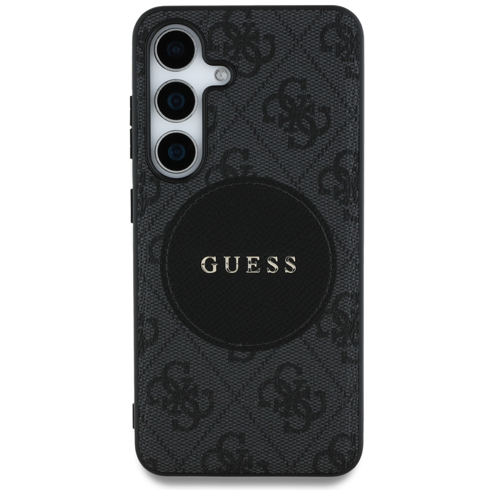 Guess MagSafe dėklas Galaxy S25+ – juodas