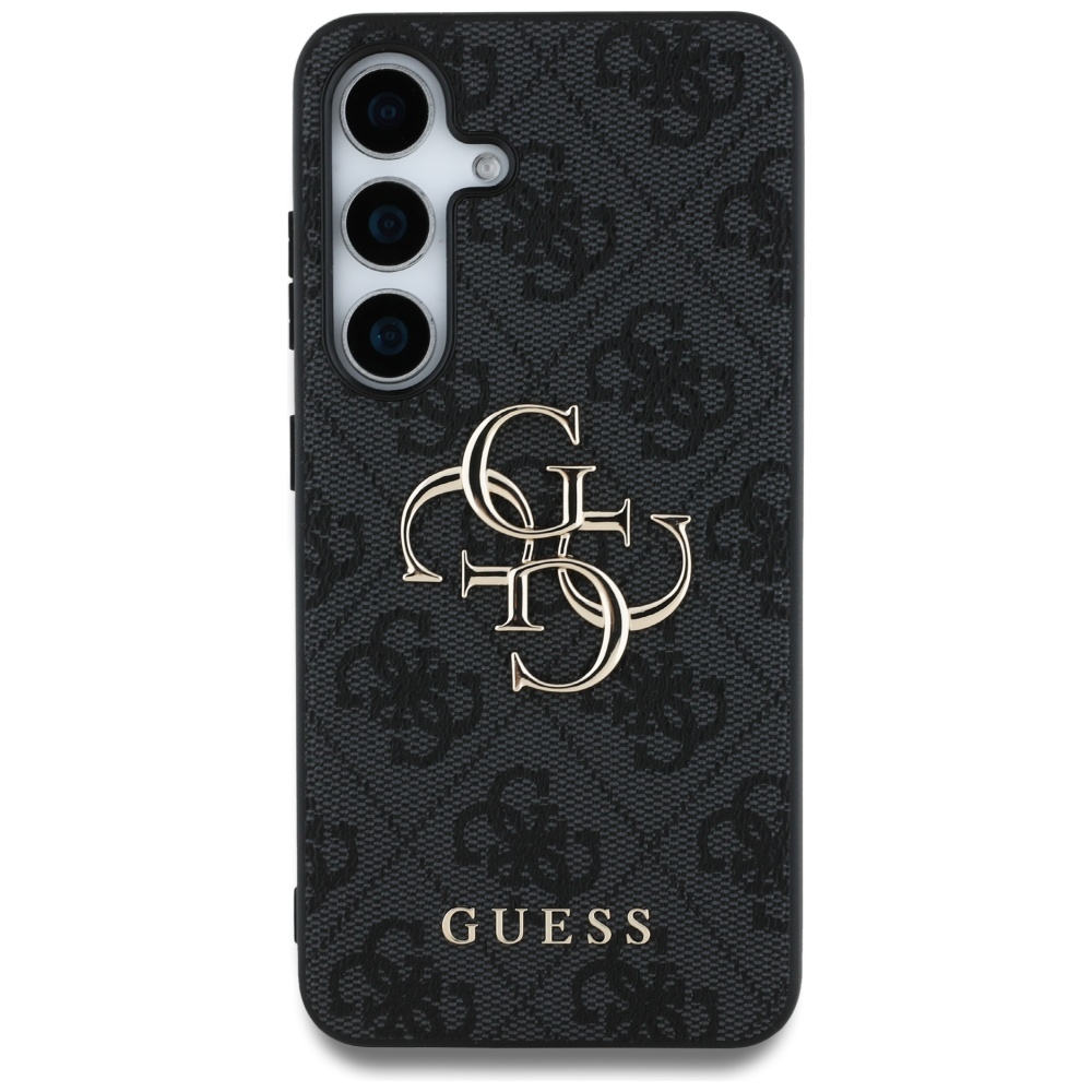 Guess Big 4G dėklas Samsung Galaxy S25 – juodas