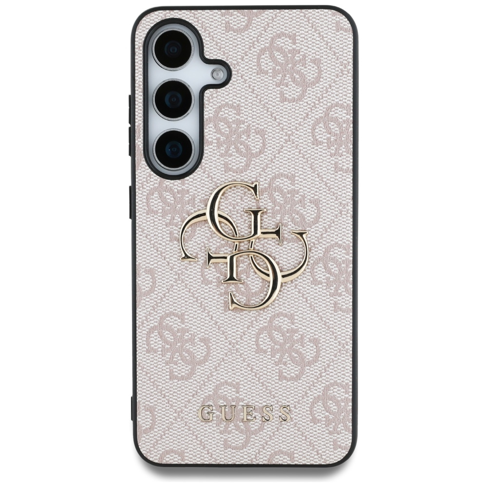 Guess dėklas Samsung Galaxy S25 – rožinis