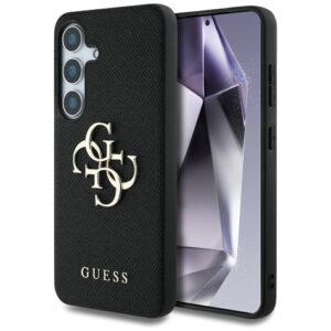 Guess 4G dėklas Samsung Galaxy S25 – juodas