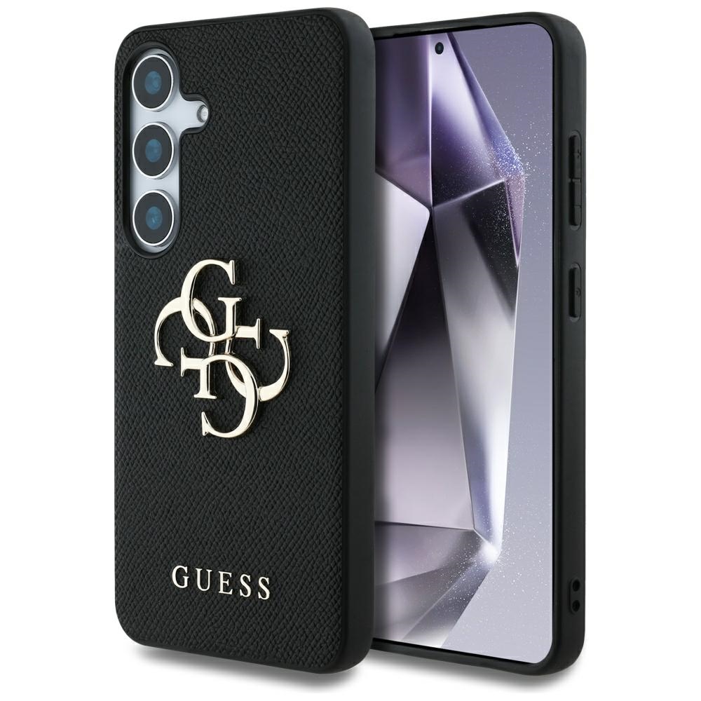 Guess 4G dėklas Samsung Galaxy S25 – juodas