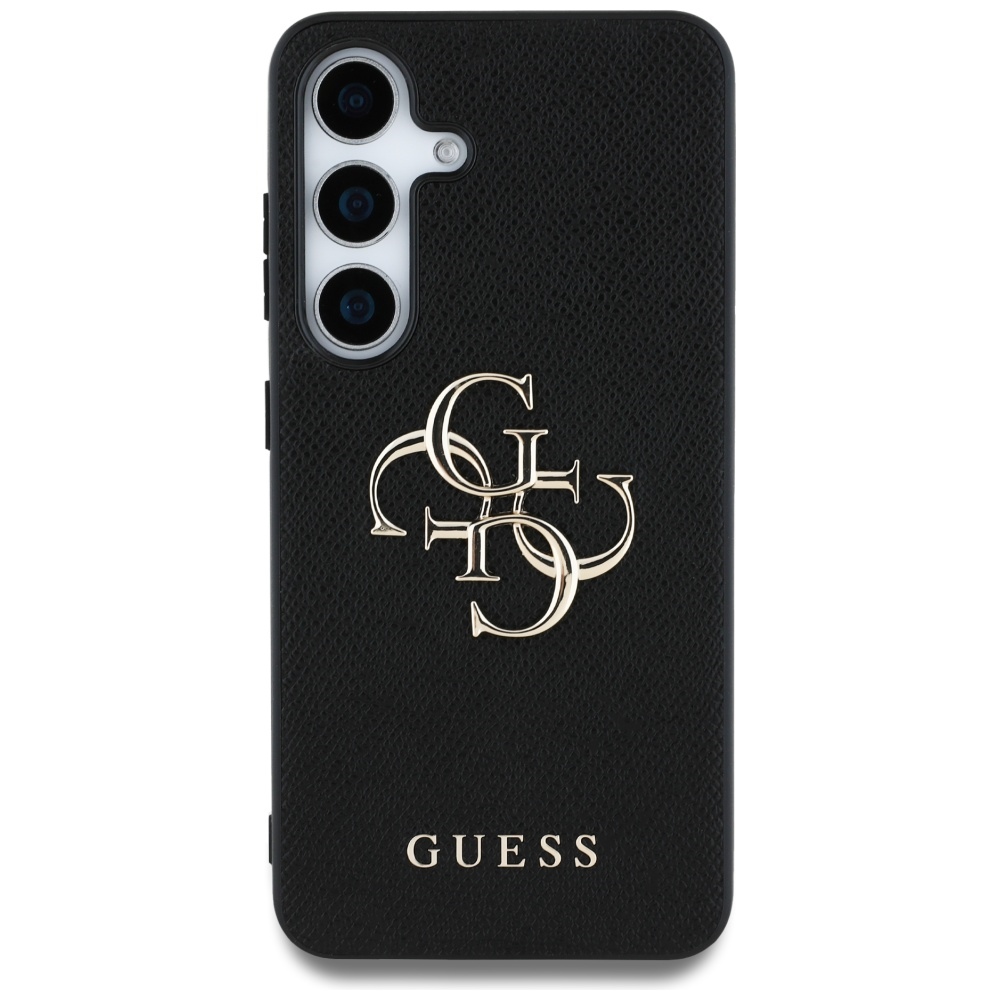 Guess 4G dėklas Samsung Galaxy S25 – juodas