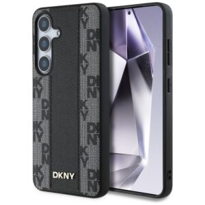 DKNY MagSafe dėklas Samsung Galaxy S25 – juodas