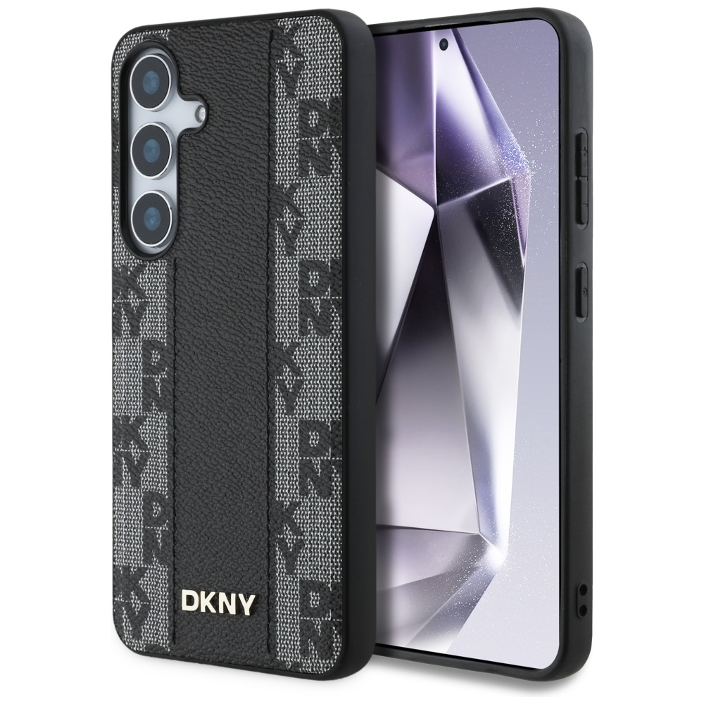 DKNY MagSafe dėklas Samsung Galaxy S25 – juodas