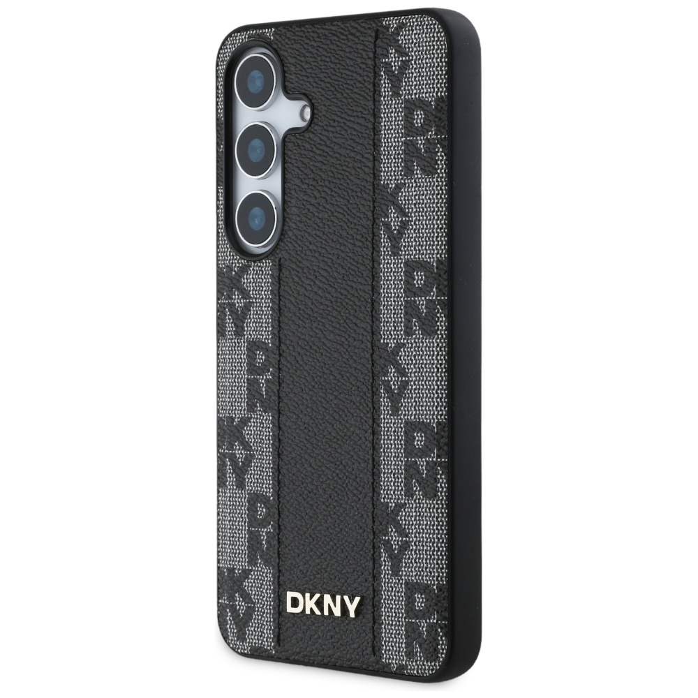 DKNY MagSafe dėklas Samsung Galaxy S25 – juodas