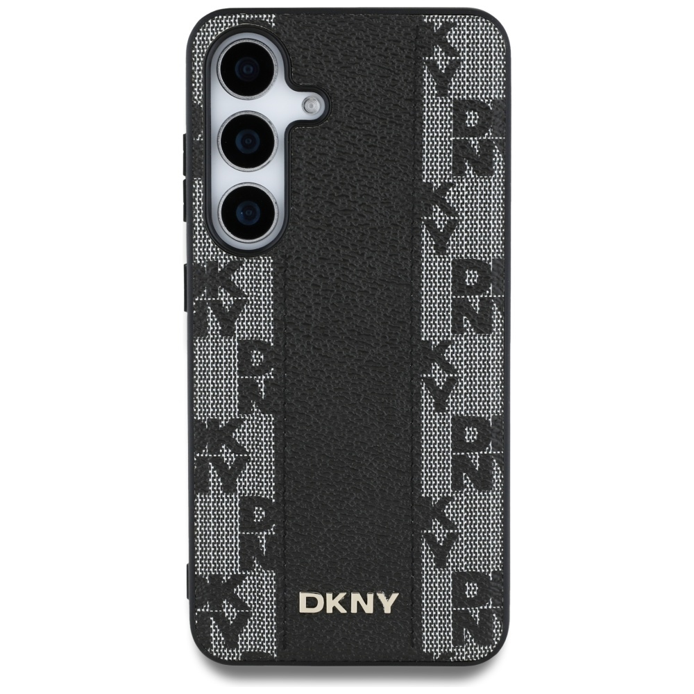 DKNY MagSafe dėklas Samsung Galaxy S25 – juodas