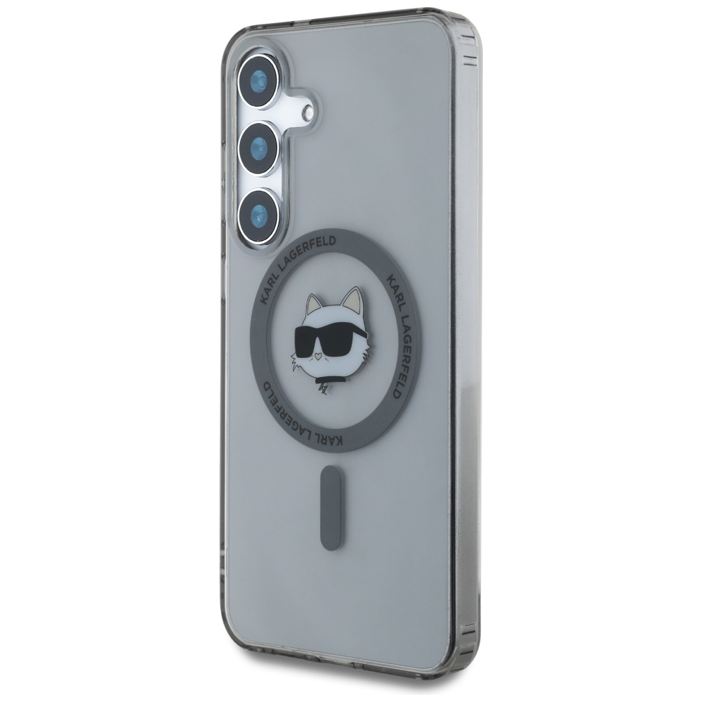 Karl Lagerfeld MagSafe dėklas Samsung Galaxy S25 – juodas