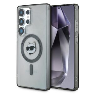 Karl Lagerfeld MagSafe dėklas Galaxy S25 Ultra – juodas