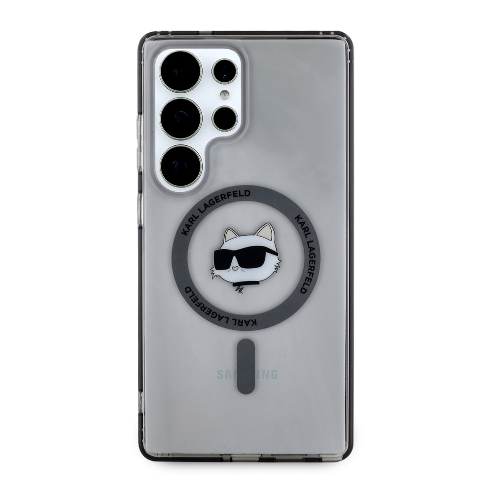 Karl Lagerfeld MagSafe dėklas Galaxy S25 Ultra – juodas