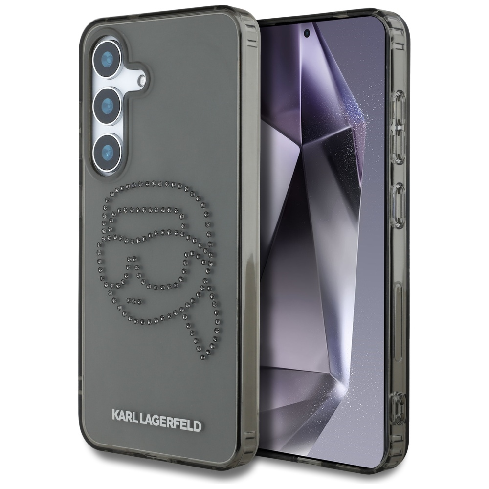 Karl Lagerfeld dėklas Samsung Galaxy S25 – juodas