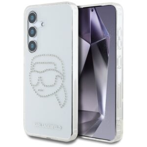 Karl Lagerfeld dėklas Samsung Galaxy S25 – skaidrus